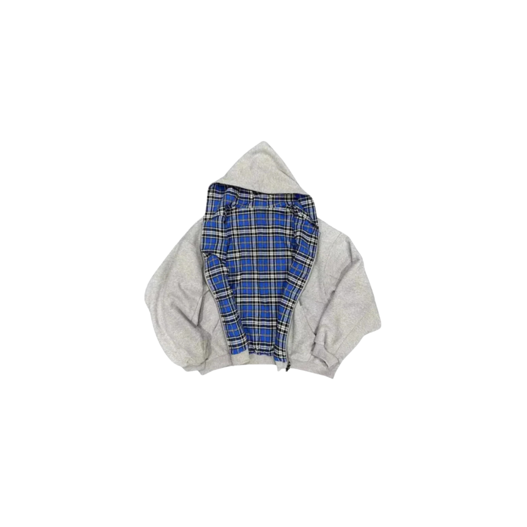 CHECKERED | REVERSIBLE ZIP-UP