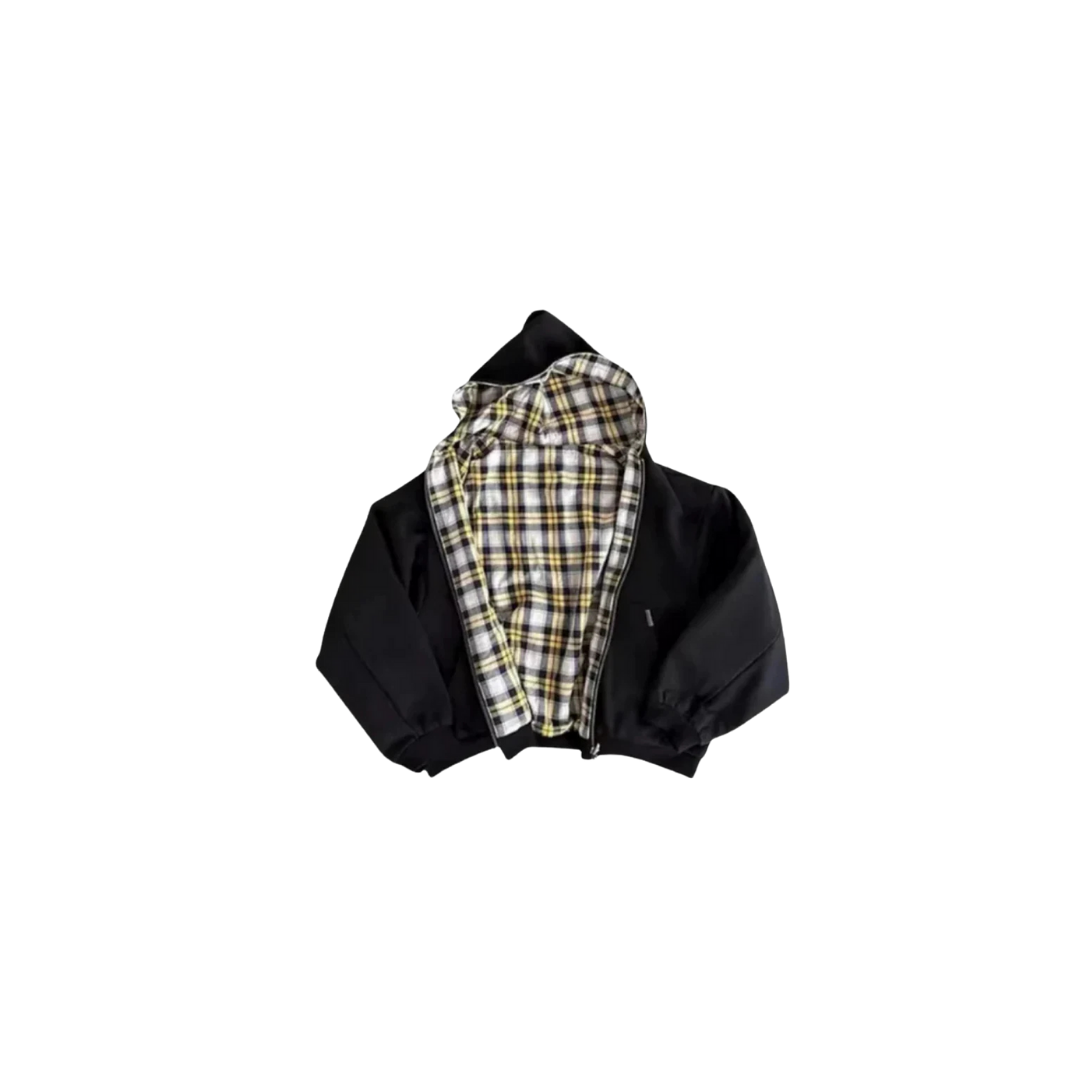 CHECKERED | REVERSIBLE ZIP-UP