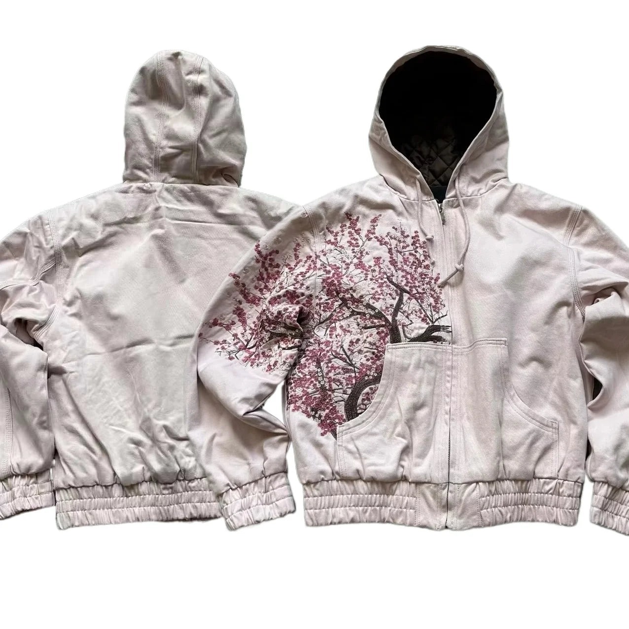 Virello - Pink Sakura Tree Zipper